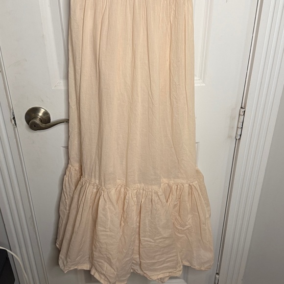 Bec and Bridge Cream Puka Shell Cream Midi Dress - Picture 5 of 6